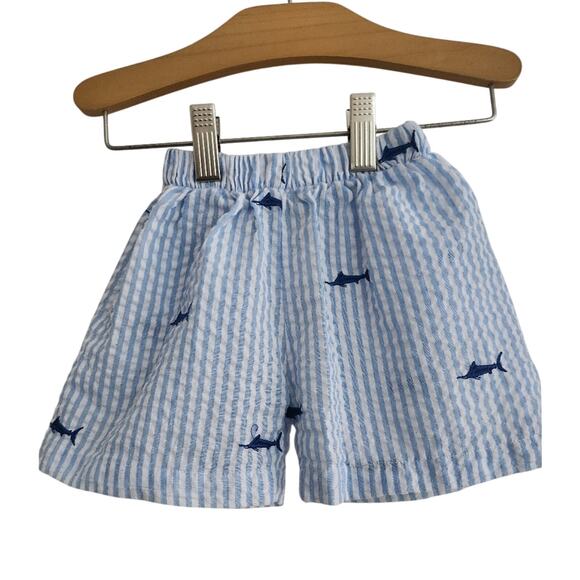 2T Shark Pull On Shorts Cotton - Picture 1 of 3